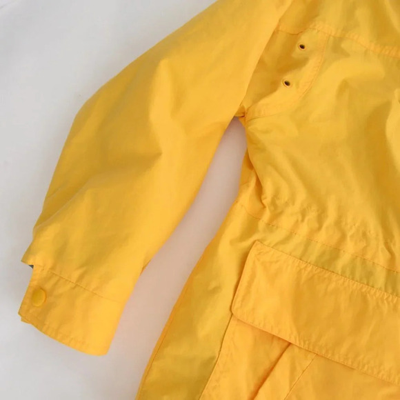 Vintage R&R Yellow  Full Zip Utility/Rain Coat Jacket Size Medium - Picture 9 of 14